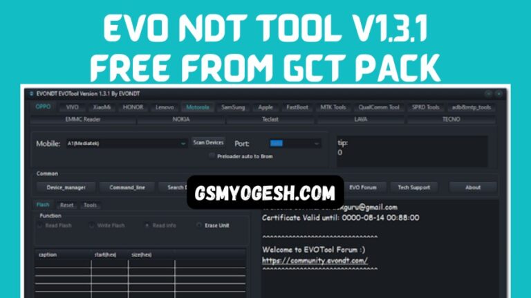 EVO NDT Tool v1.3.1 From GCT Pack Free Download