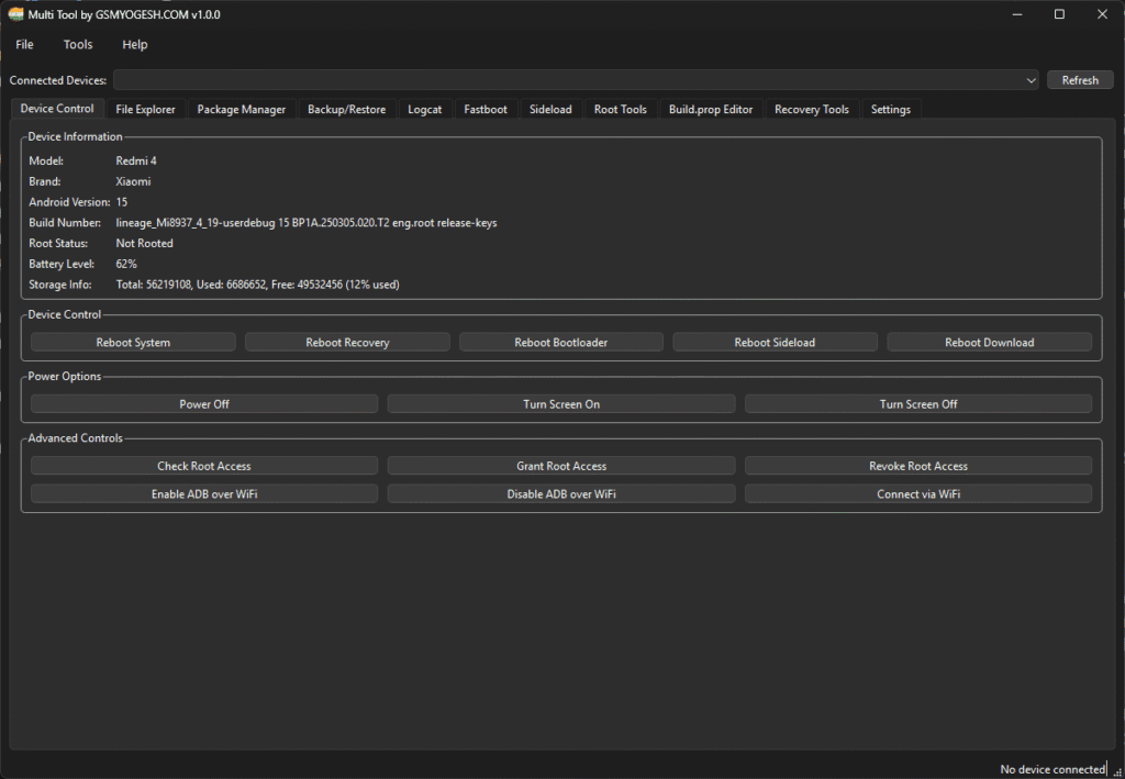 Multi Tool by GSMYOGESH V1.0