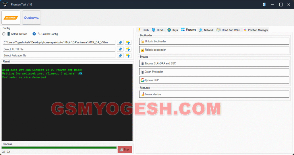 Phantom Tool v1.0