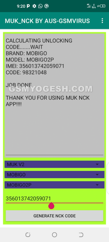 NCK Codes